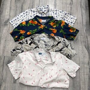 Old Navy - Lot of 4 Men’s Fun Button Downs